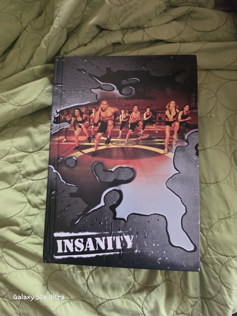 Insanity Workout Program Hardcover with Group Fitness Cover - Black & Red